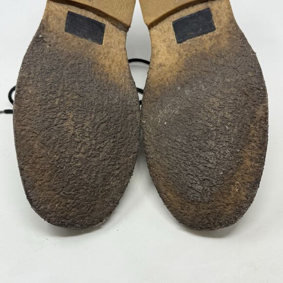UGG Leighton Chukka Boots Mens 10.5 Black Leather Ankle Classic Crepe Soles main image 7